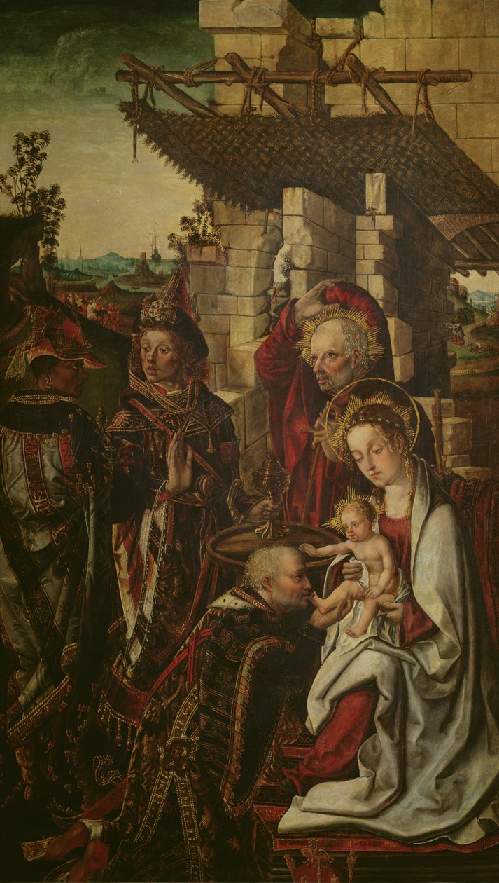 A Adoração dos Magos de Spanish School