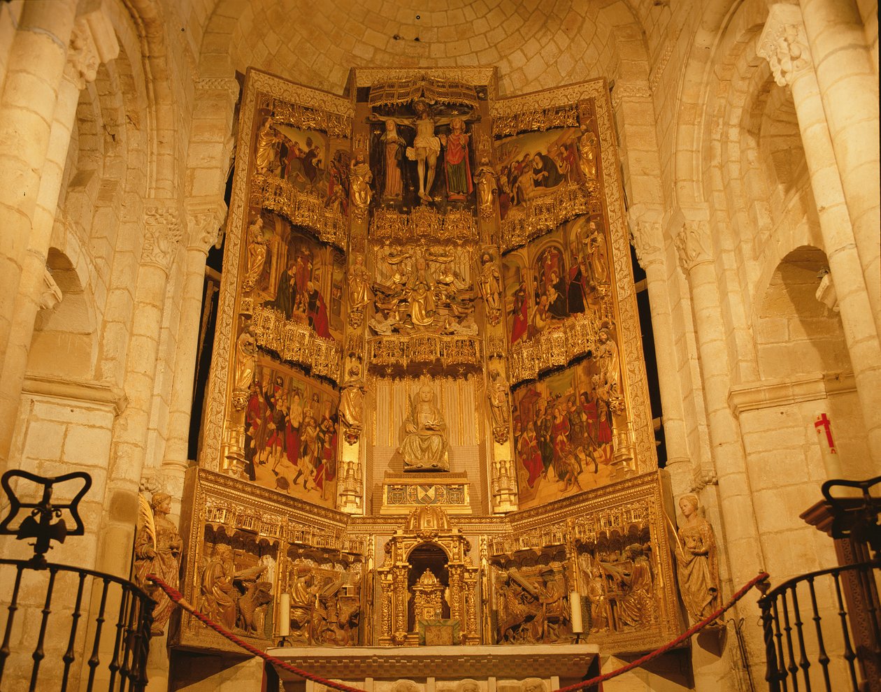 O Retábulo da Igreja Colegiada de Spanish School