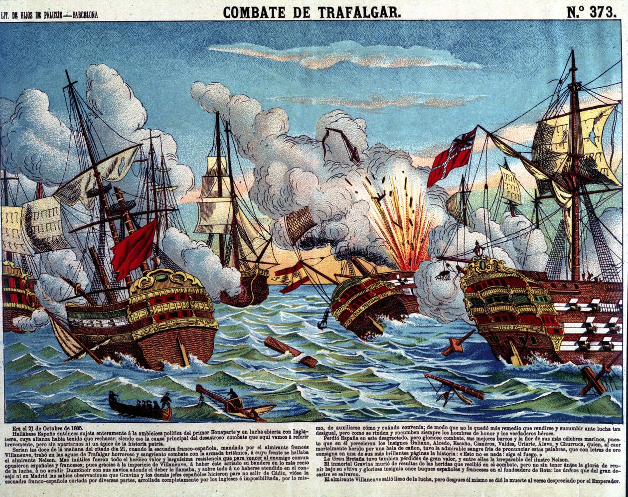 A Batalha de Trafalgar, 21 de outubro de Spanish School