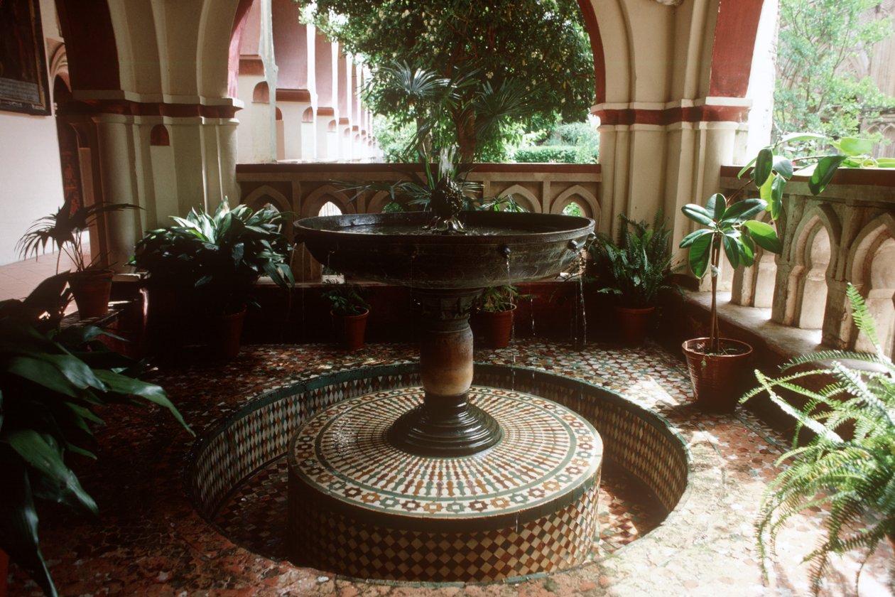 O Templete, ou Glorieta Fountain, 1405 de Spanish School