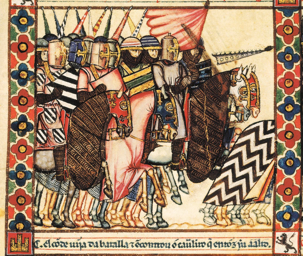 O touro de Plasência, Canção 144, miniatura tirada do cântico de Santa Maria de Spanish School