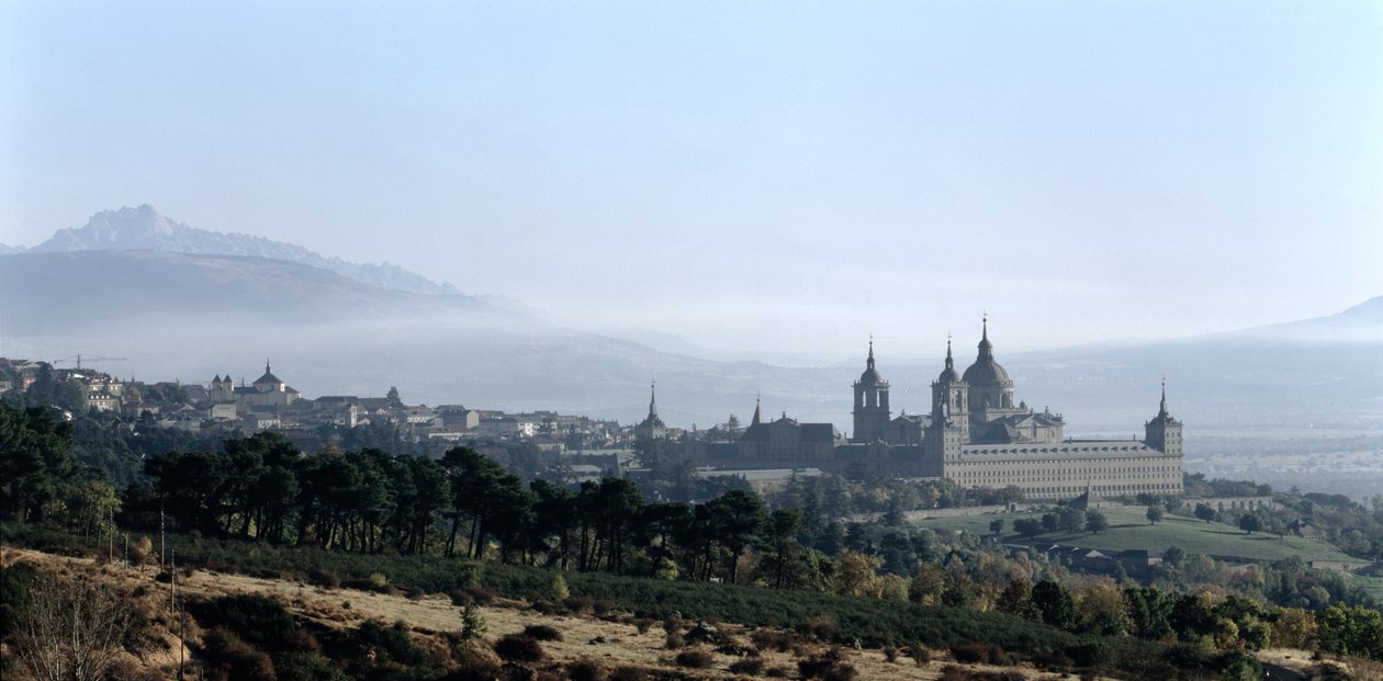 Vista do Mosteiro de San Lorenzo de El Escorial de Spanish School