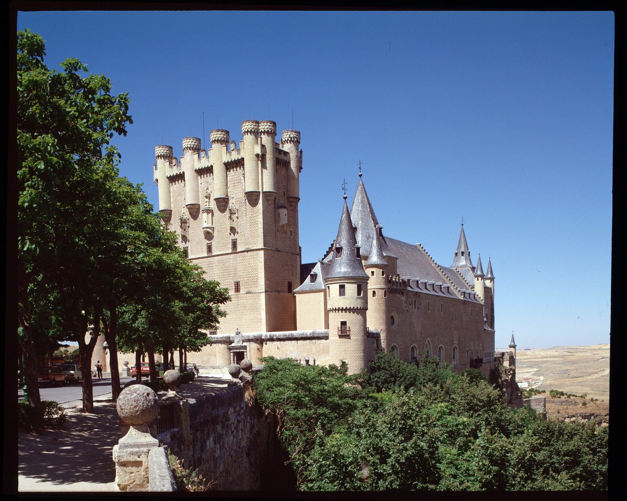 Vista do alcazar de Spanish School