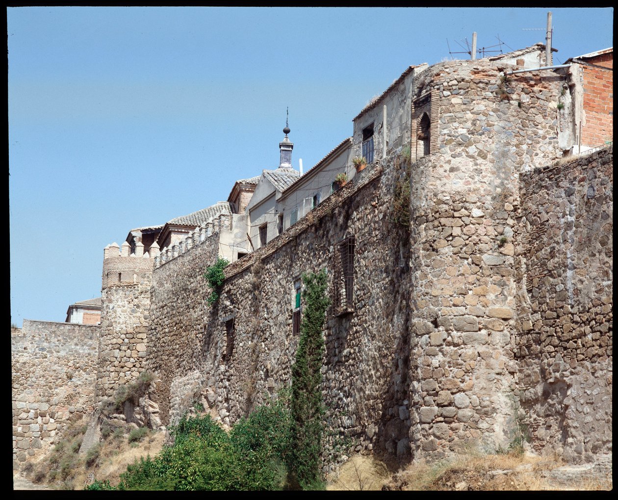 Vista das muralhas, Toledo Espanha (Vista das muralhas, Toledo) de Spanish School