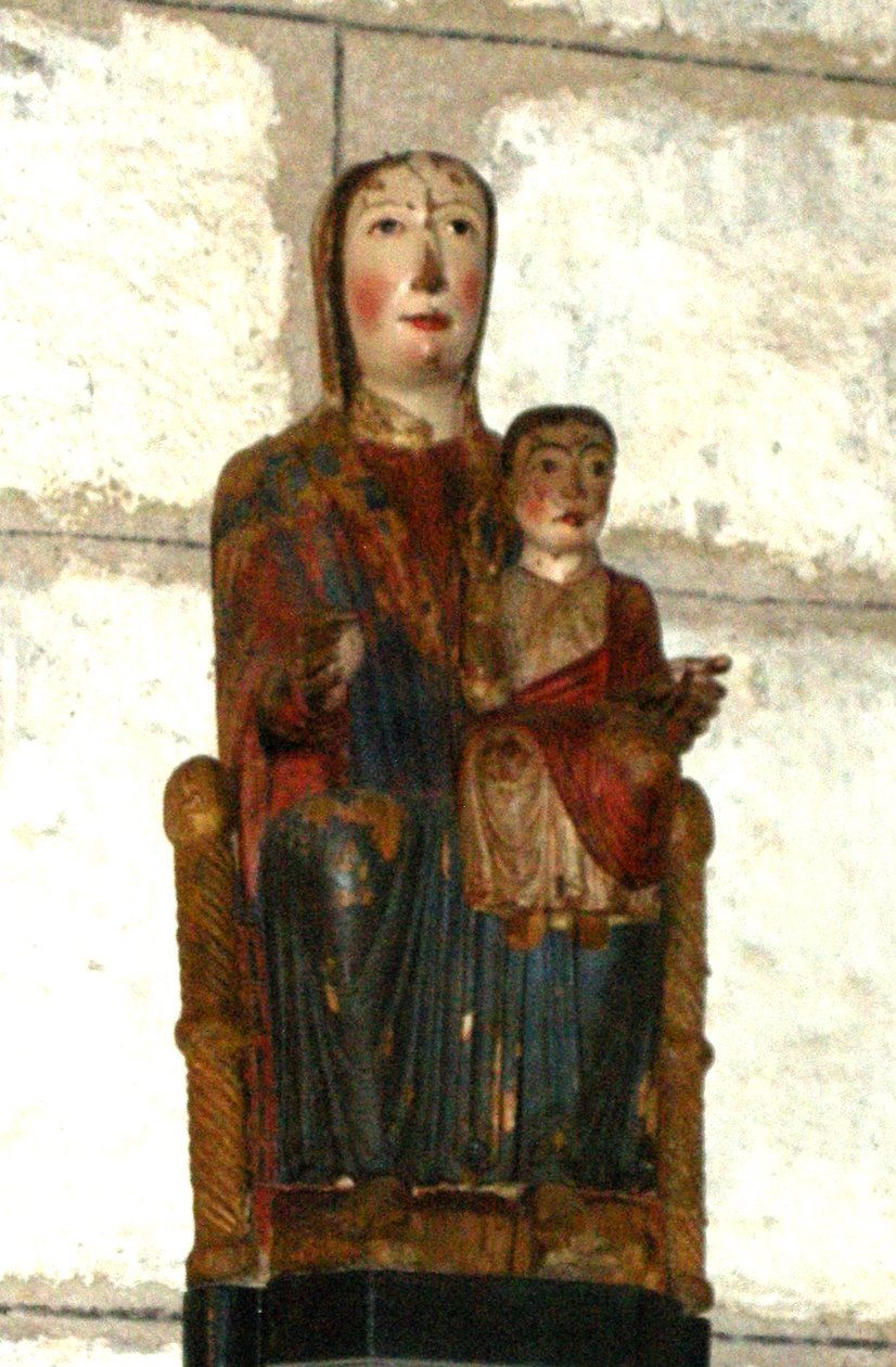 Virgem e Criança de Barcelona (madeira) de Spanish School
