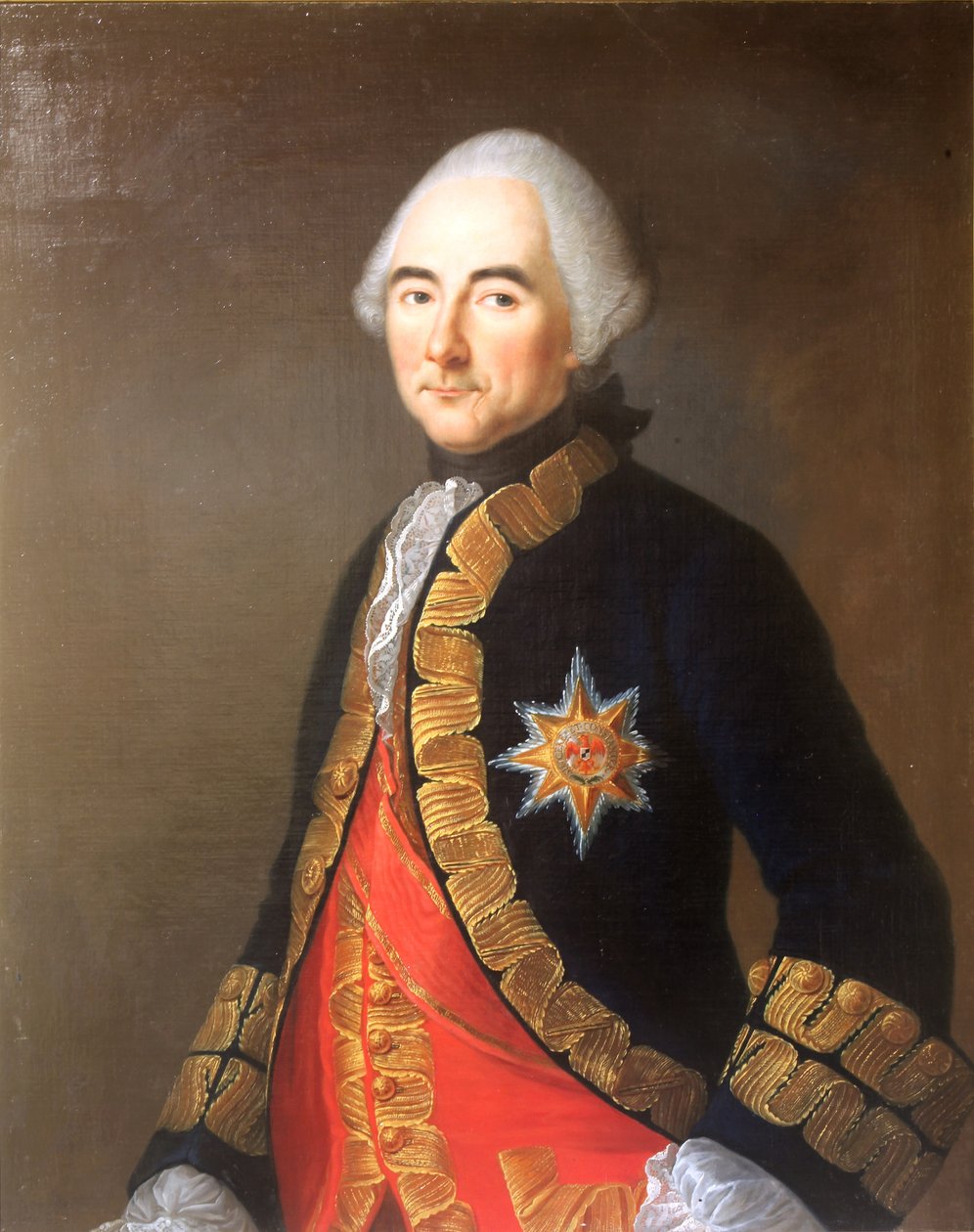 Retrato de Jean-Jacques, conde de Beausobre, em uniforme de tenente-geral de Speiségger