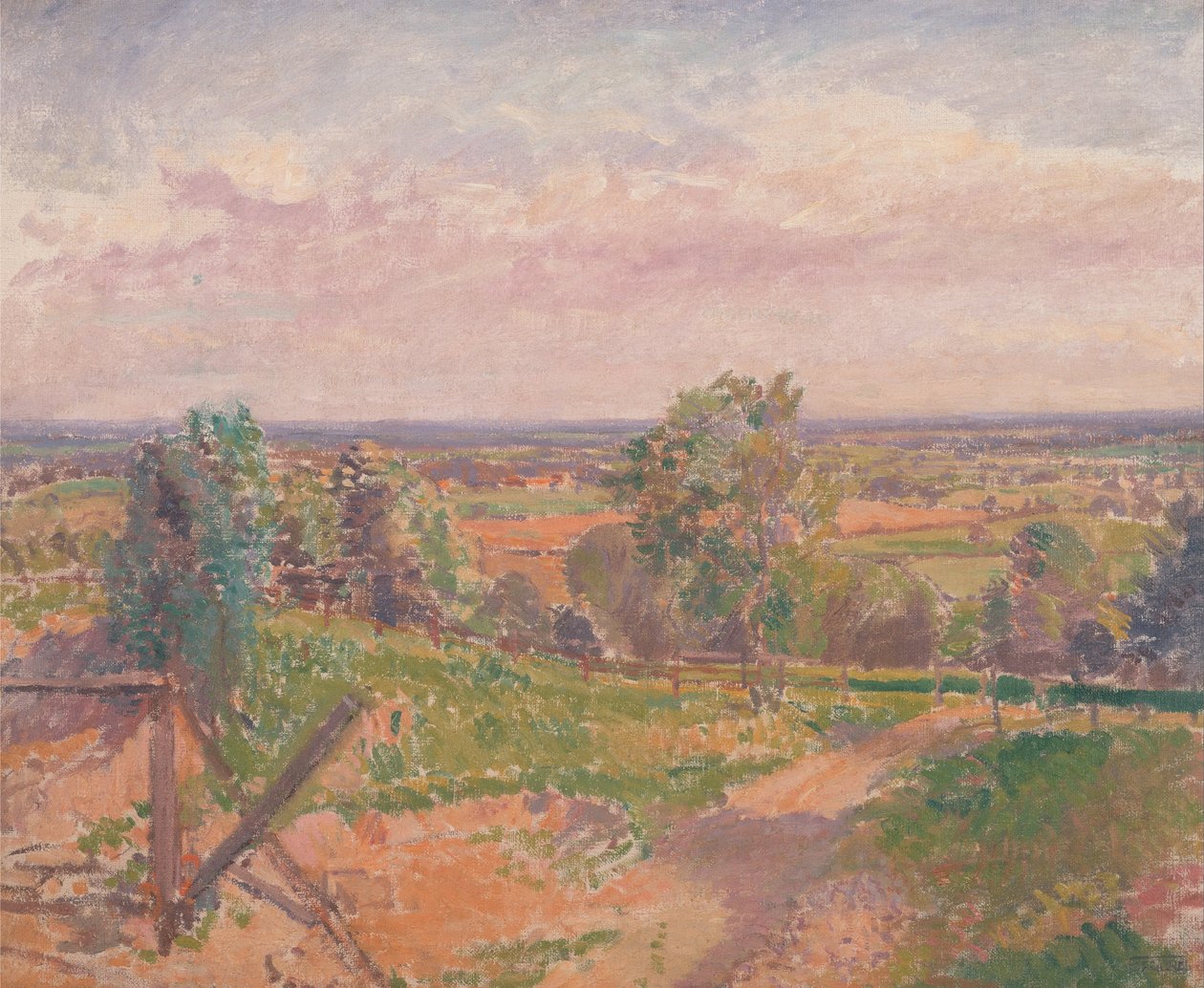 Uma extensa paisagem em Yorkshire de Spencer Frederick Gore