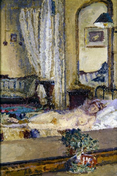 Camden Town Interior (óleo sobre tela) de Spencer Frederick Gore