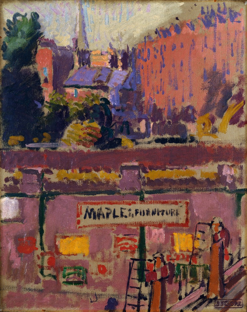 De uma janela em Hampstead, 1911 de Spencer Frederick Gore