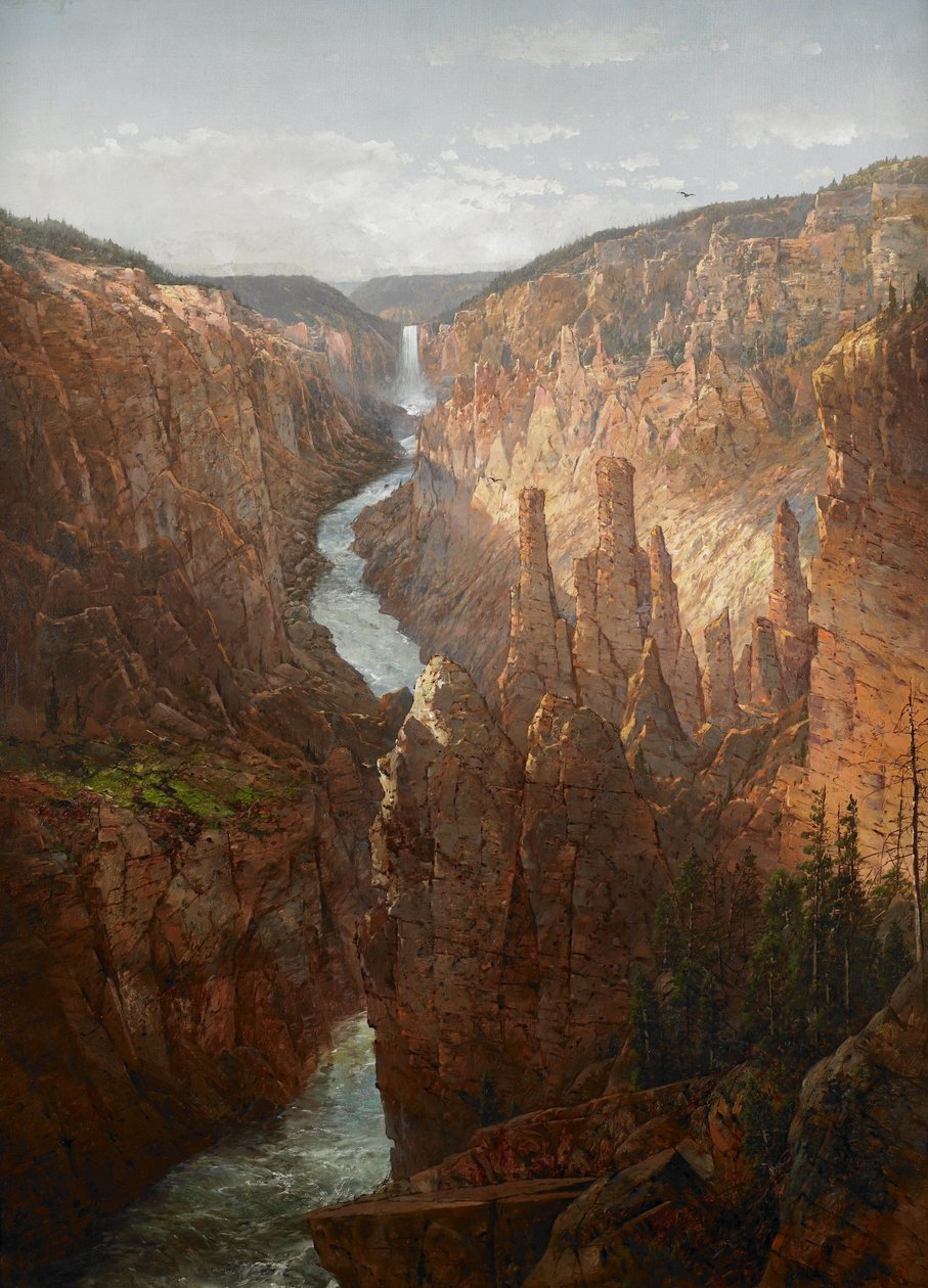 Grand Canyon, Rio Yellowstone de William Sonntag
