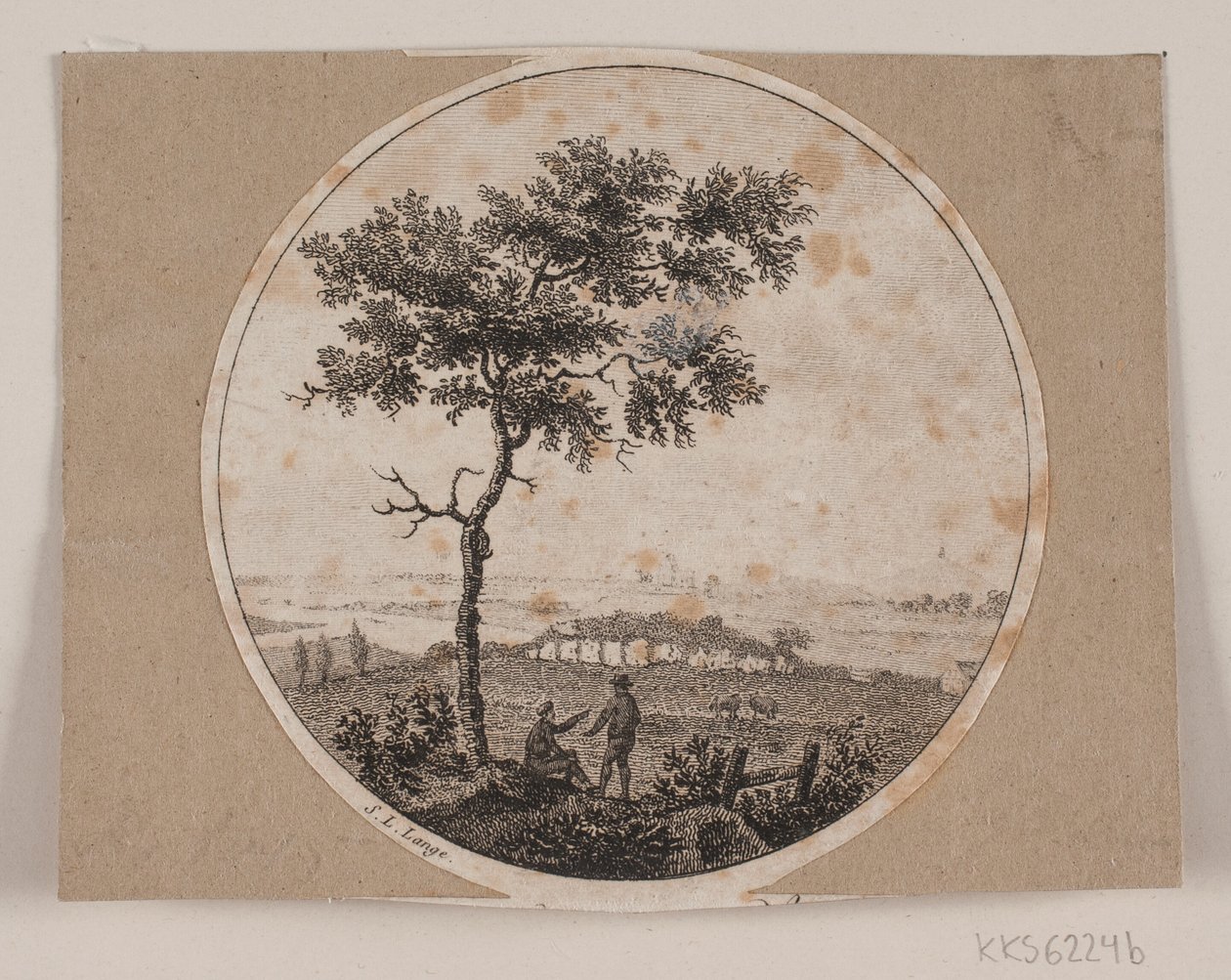 Uma paisagem de Søren L. Lange