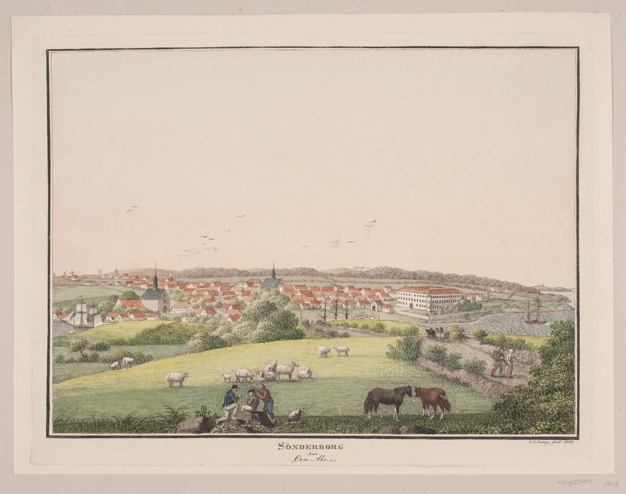 Sønderborg na ilha de Als de Søren L. Lange