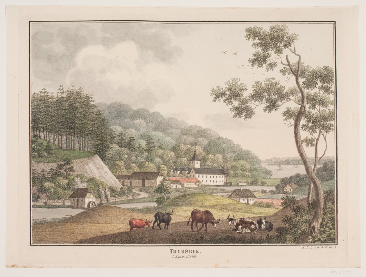 Thyrsbæk na região de Vejle de Søren L. Lange
