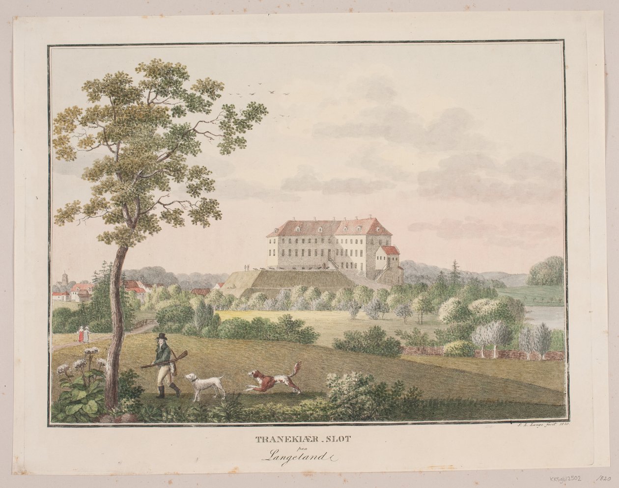 Castelo de Tranekær em Langeland de Søren L. Lange