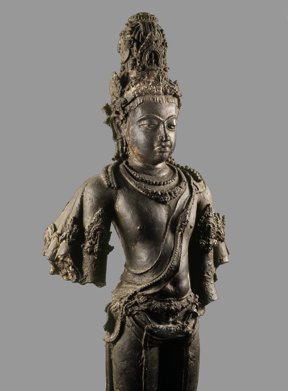 Figura Avalokitesvara do Período Srivijaya, encontrado em Chaiya, Tailândia, do século IX ao X (bronze) de Srivijaya