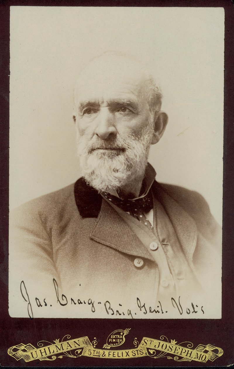 Retrato de busto de James Craig Brigadeiro de St. Joseph Uhlman