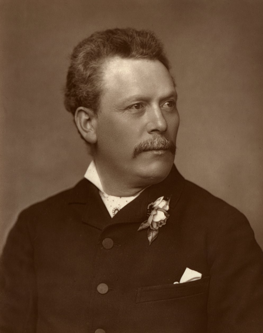 Lionel Brough, ator britânico, 1884 de St James