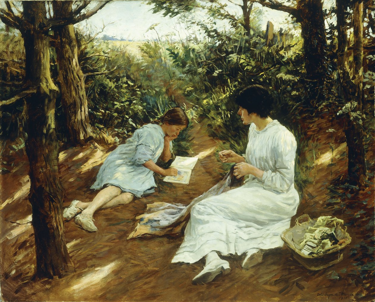 Entre os pinheiros de Stanhope Alexander Forbes