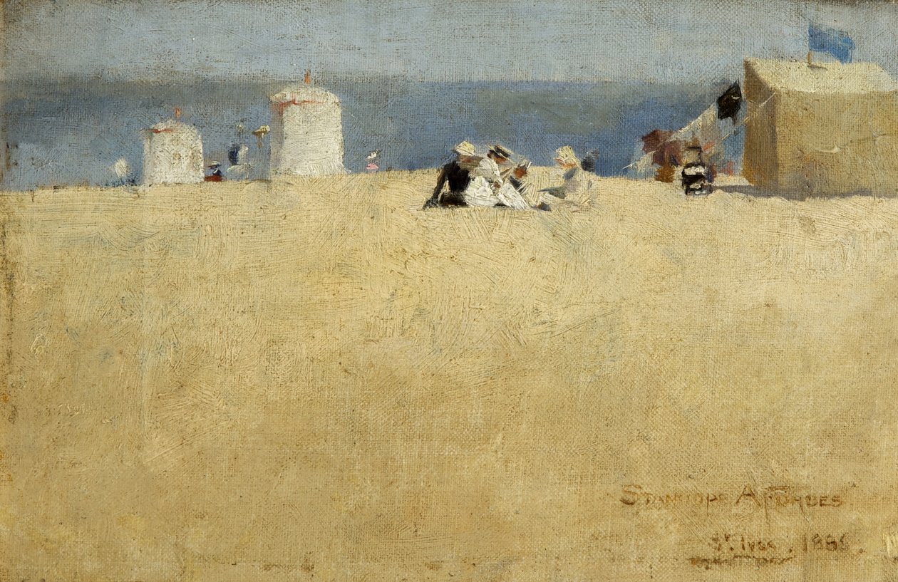 Cena da praia, St. Ives de Stanhope Alexander Forbes