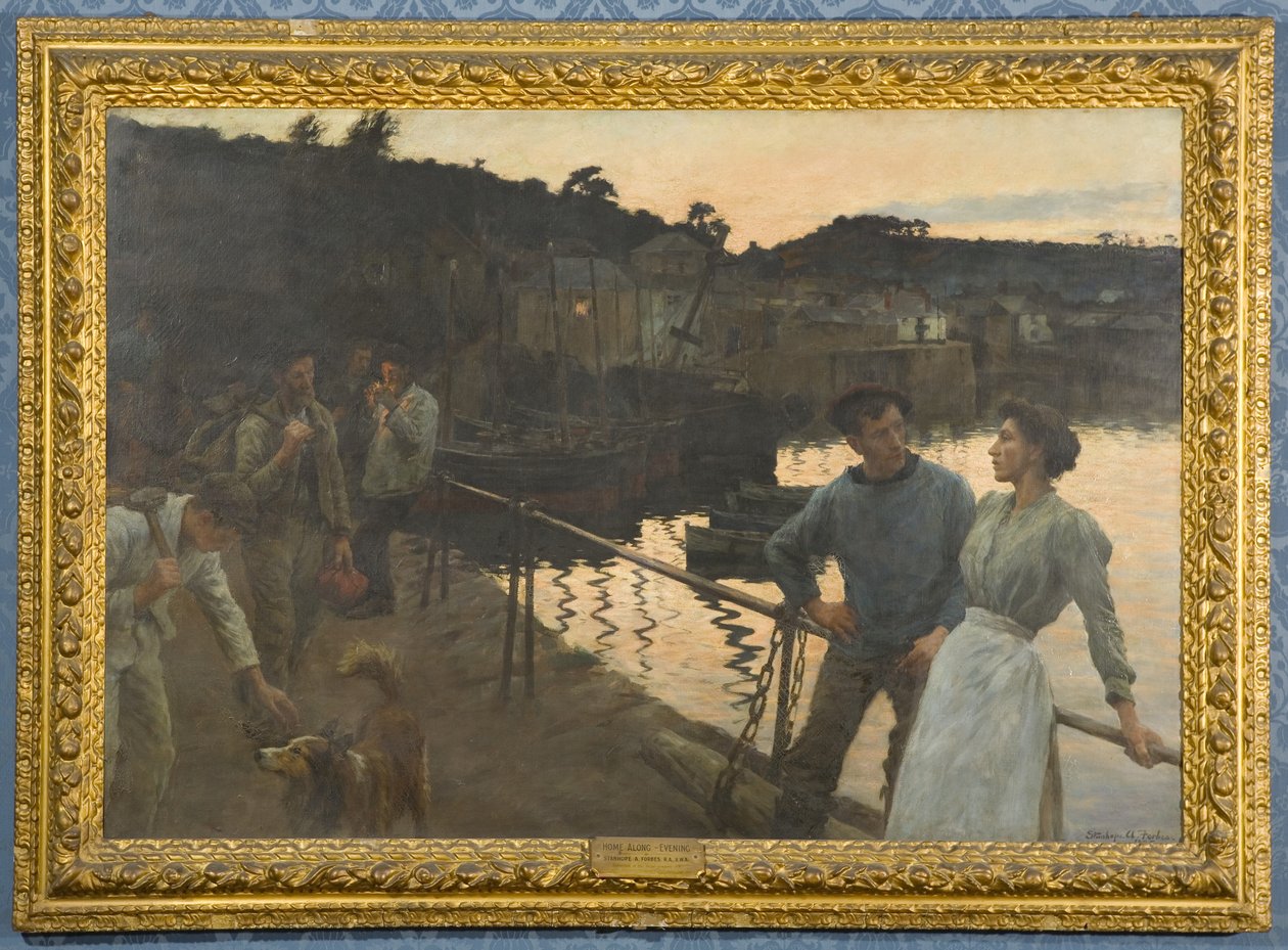 Juntos em casa, à noite de Stanhope Alexander Forbes