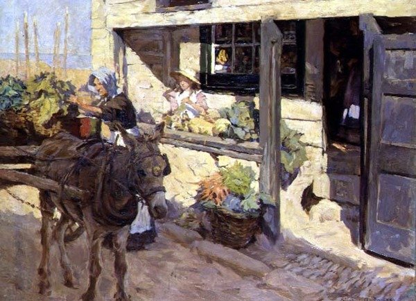 Carregando o Carrinho do Burro de Stanhope Alexander Forbes