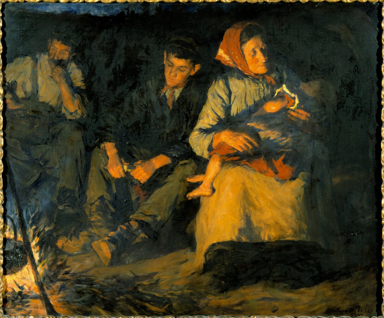 Em volta da fogueira de Stanhope Alexander Forbes