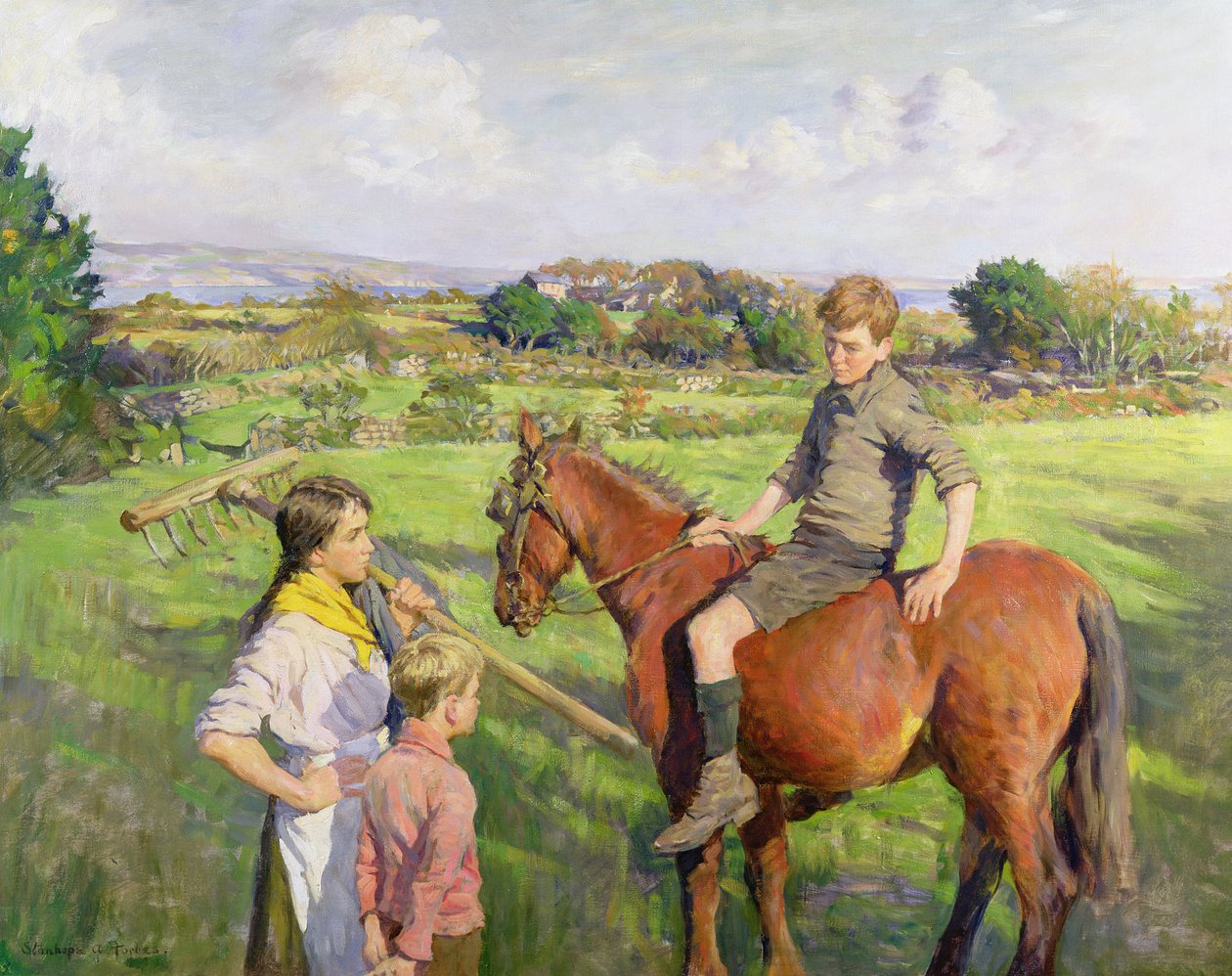 O Novo Monte (óleo sobre tela) de Stanhope Alexander Forbes