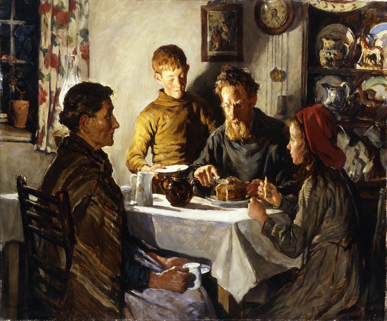 O bolo de açafrão de Stanhope Alexander Forbes