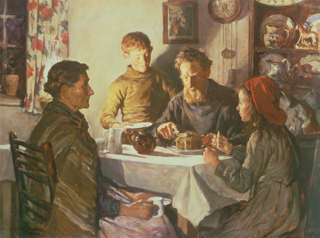 O bolo de açafrão de Stanhope Alexander Forbes