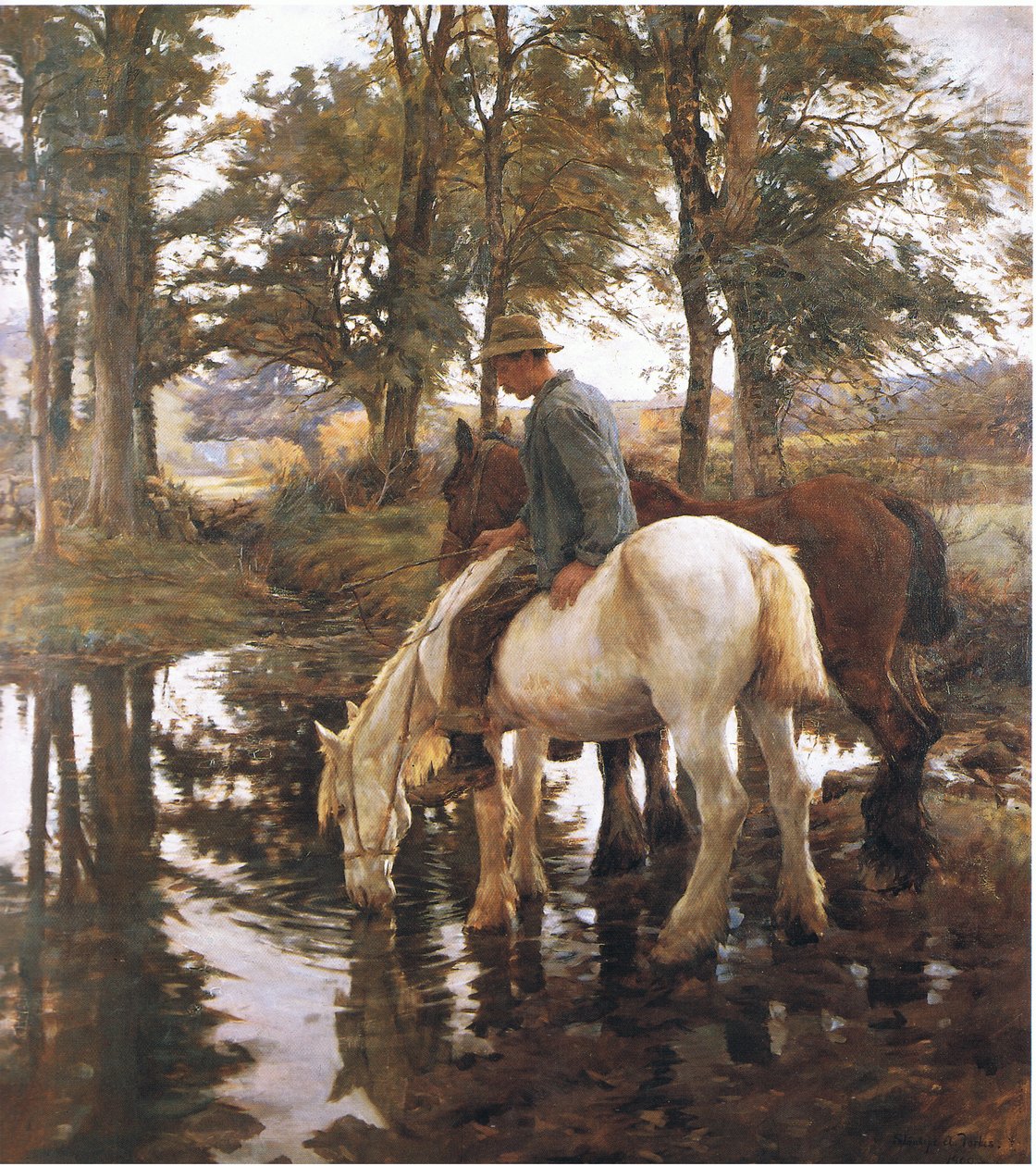 O local de bebida (cor litho) de Stanhope Alexander Forbes