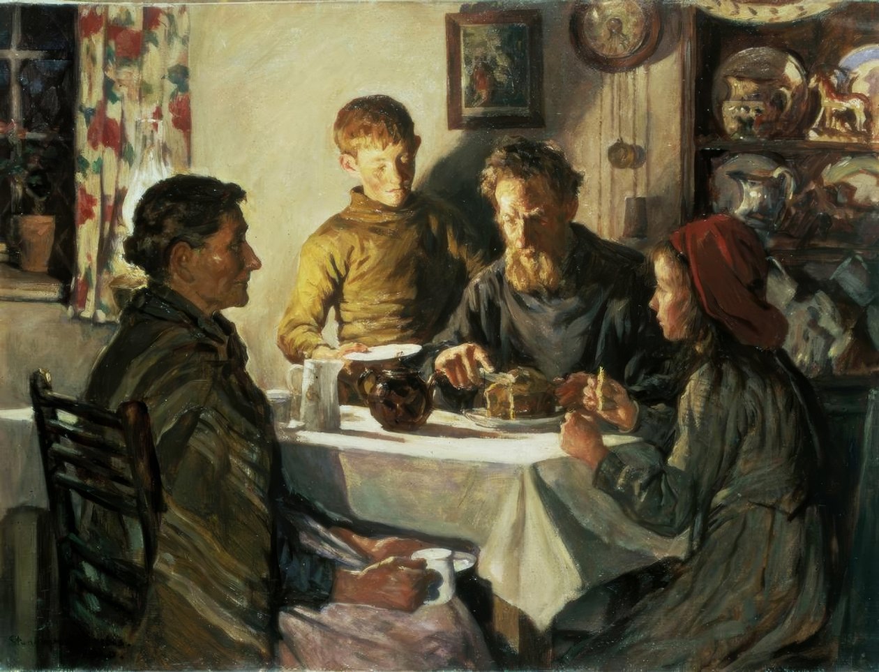 Vida familiar. de Stanhope Forbes
