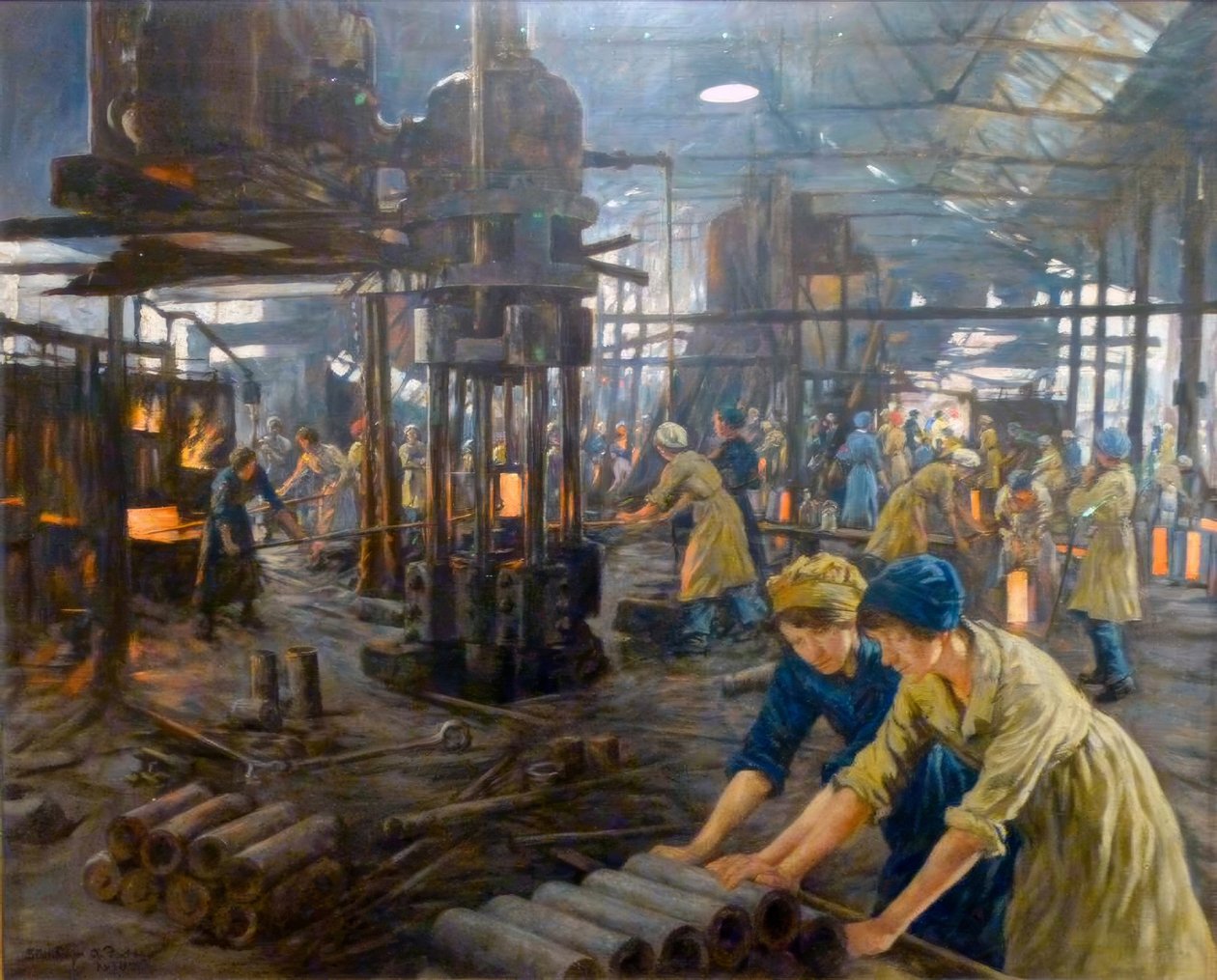 The Munitions Girls de Stanhope Forbes