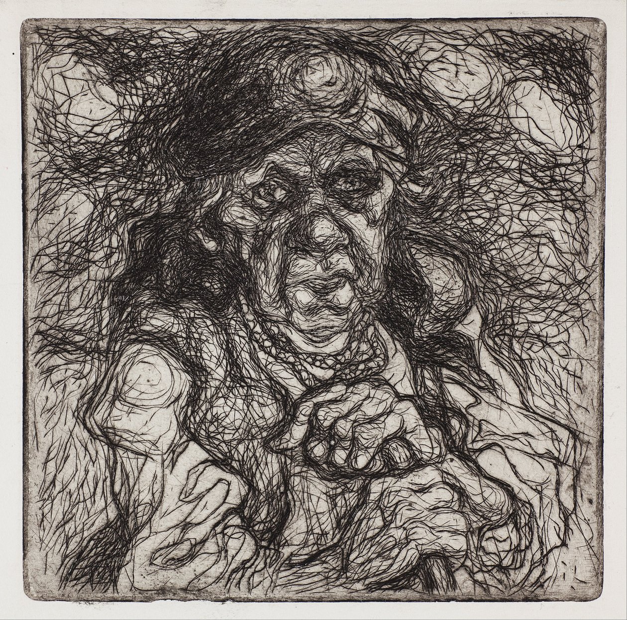 Velha camponesa de Stanisław Osostowicz