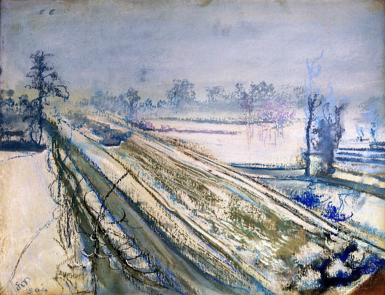 Vista do monte Kościuszko do ateliê do artista de Stanisław Wyspiański