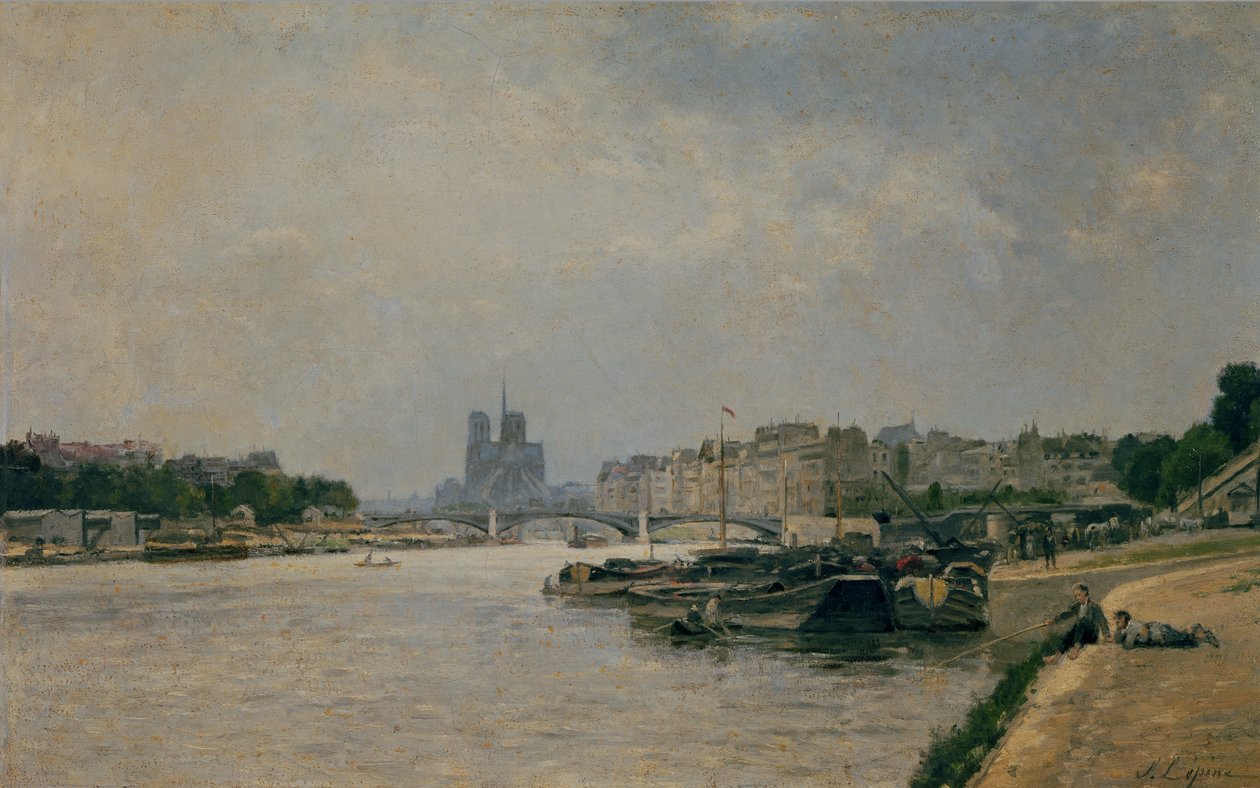 O Sena do Quai de la Rapee de Stanislas Victor Edouard Lepine
