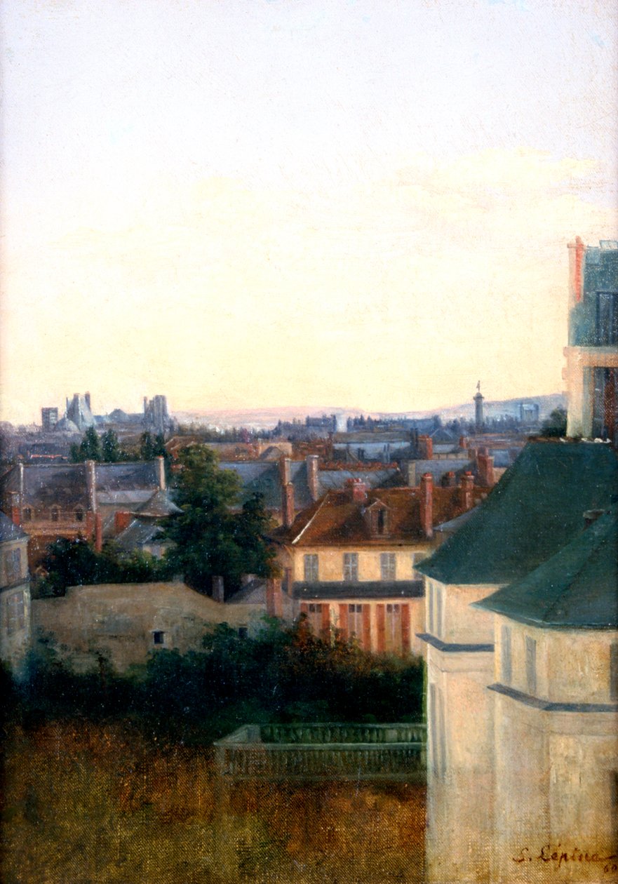Paisagem com uma ponte, c1870 de Stanislas Lepine