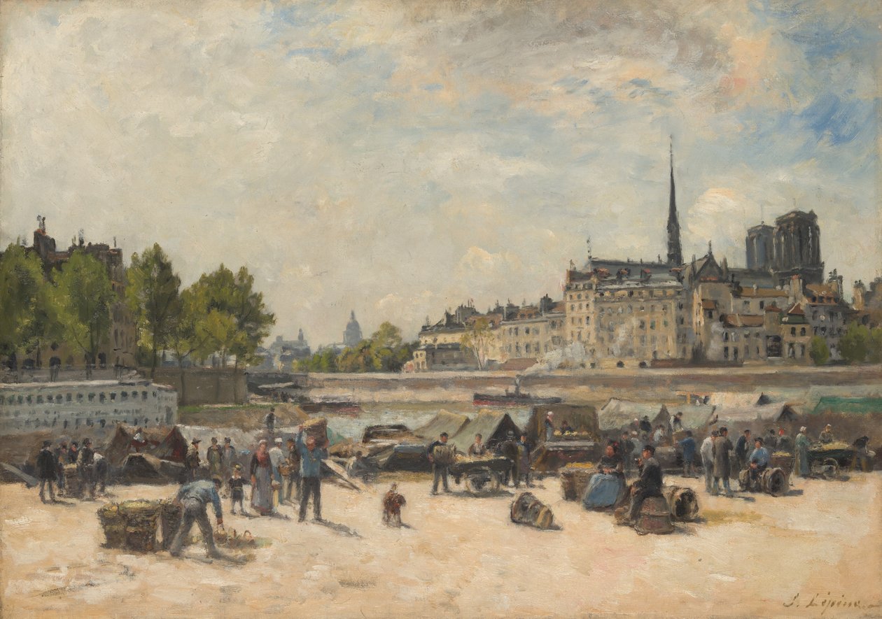 O mercado da maçã de Stanislas Lepine