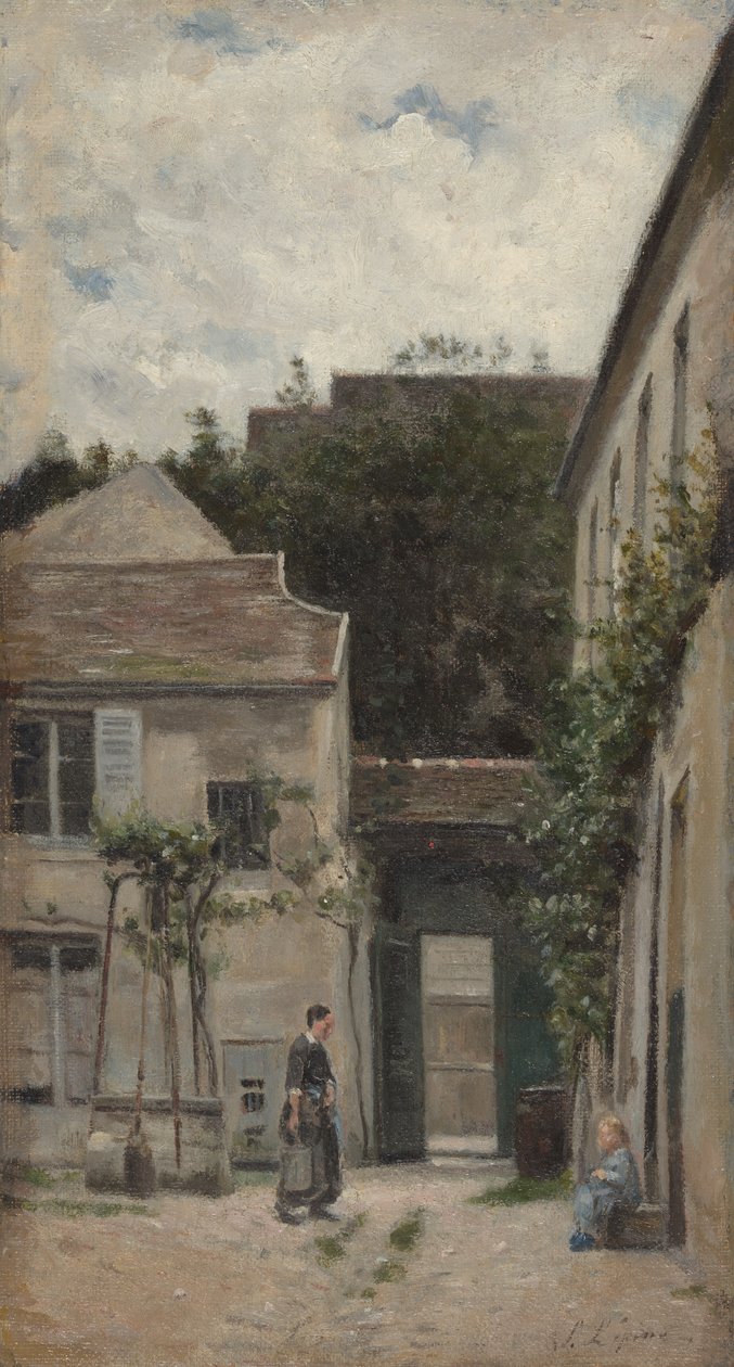 O pátio de Stanislas Lepine