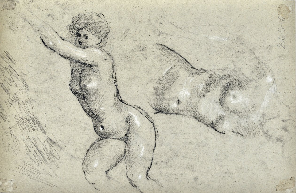 Estudo das Mulheres (desenho) de Stanislas Torrents y de Amat