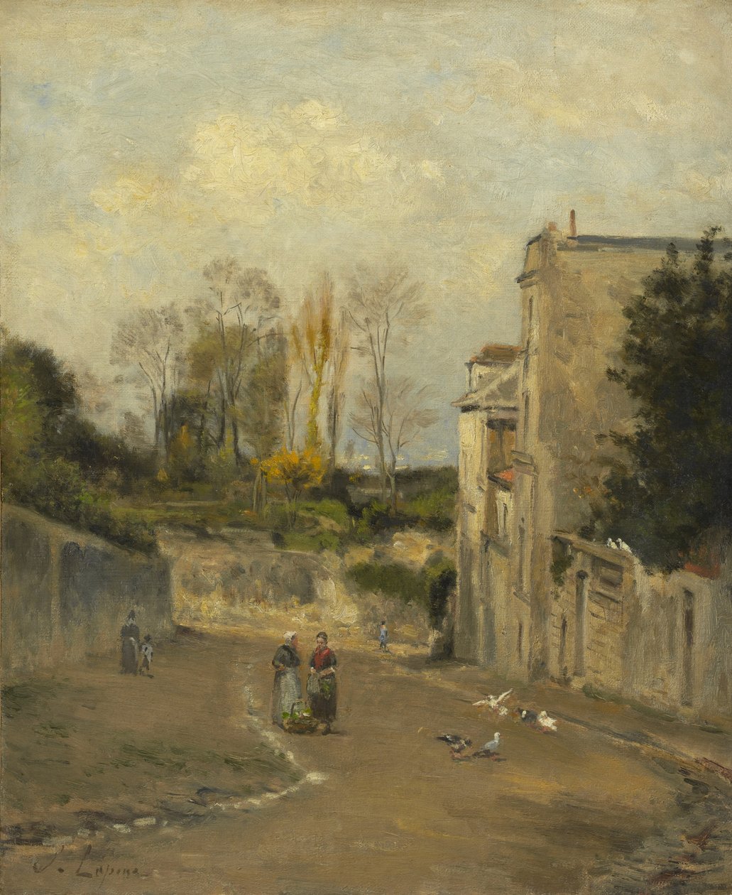 Montmartre, rue Cortot, c.1872-76 de Stanislas Victor Edouard Lepine