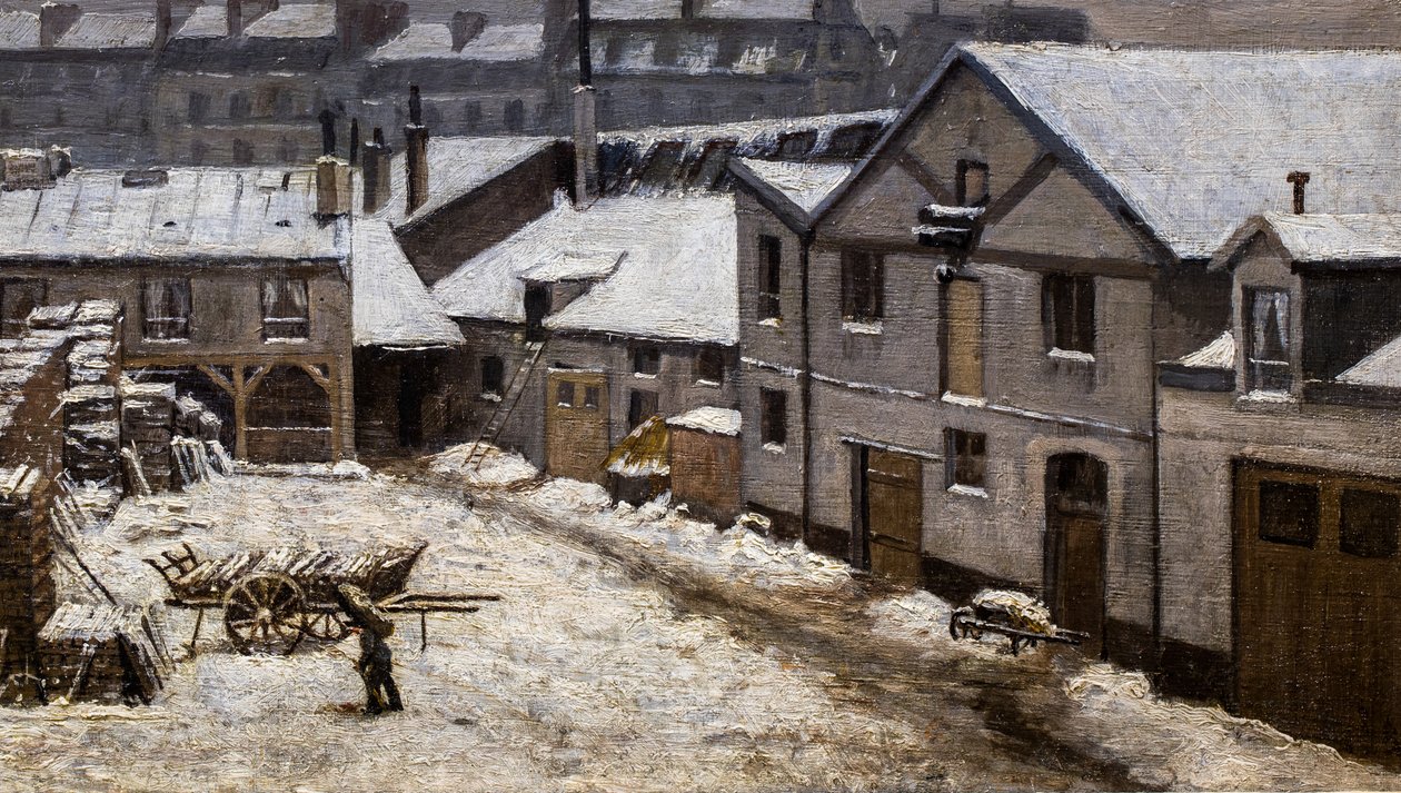 Neve em Paris de Stanislas Victor Edouard Lepine