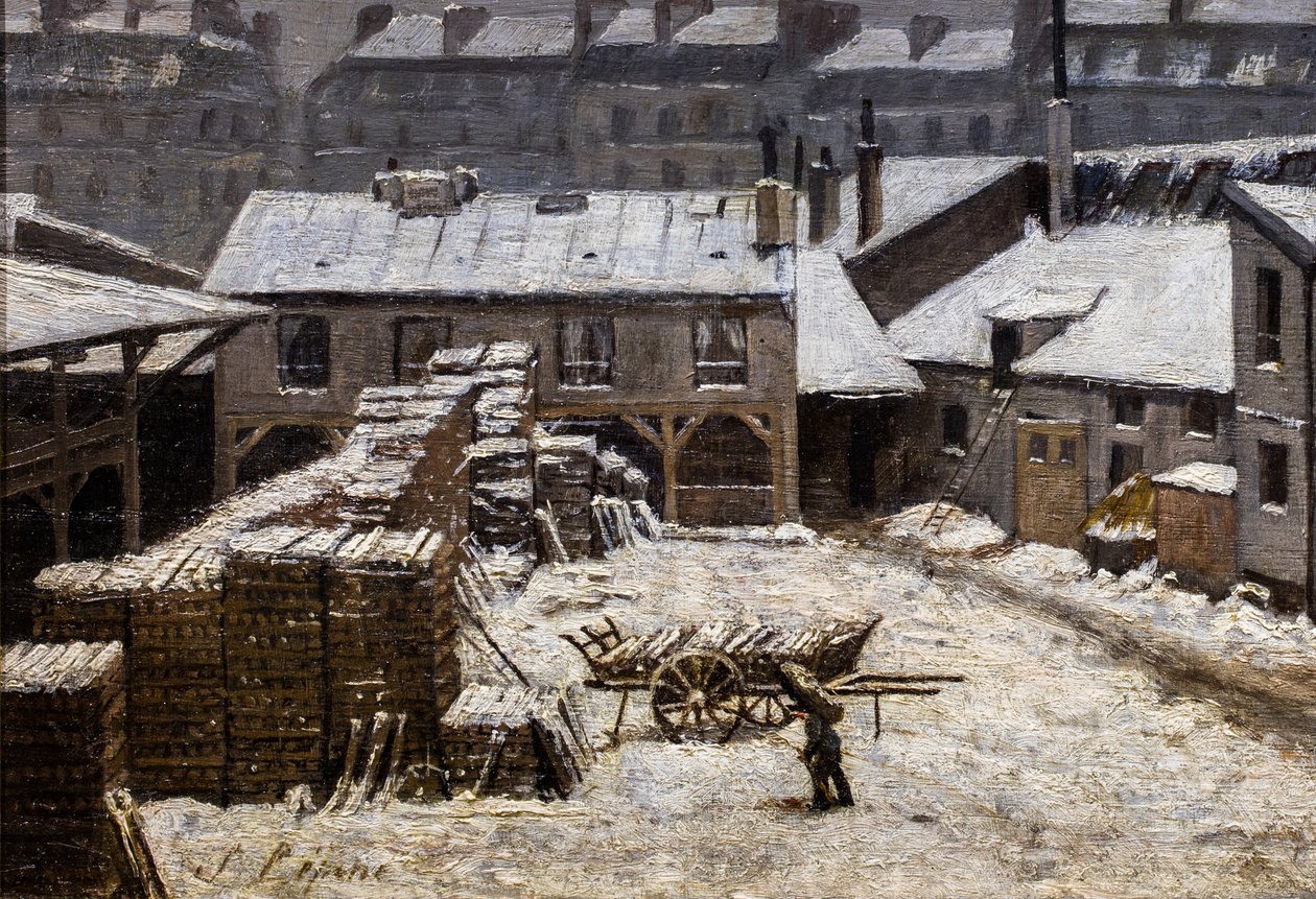 Neve em Paris de Stanislas Victor Edouard Lepine