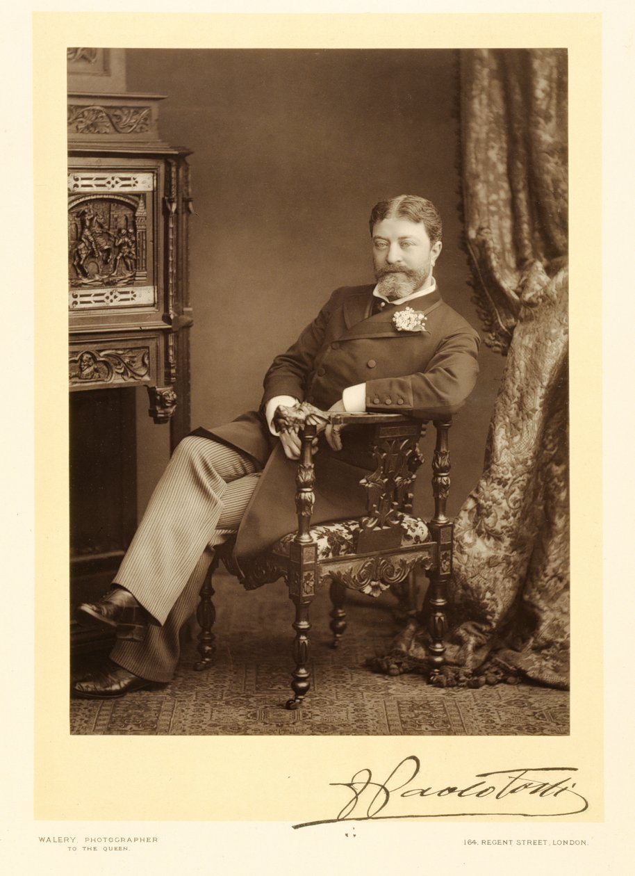 Sir Francesco Paolo Tosti (1847-1916), compositor de canções, fotografia de retrato de Stanislaus Walery