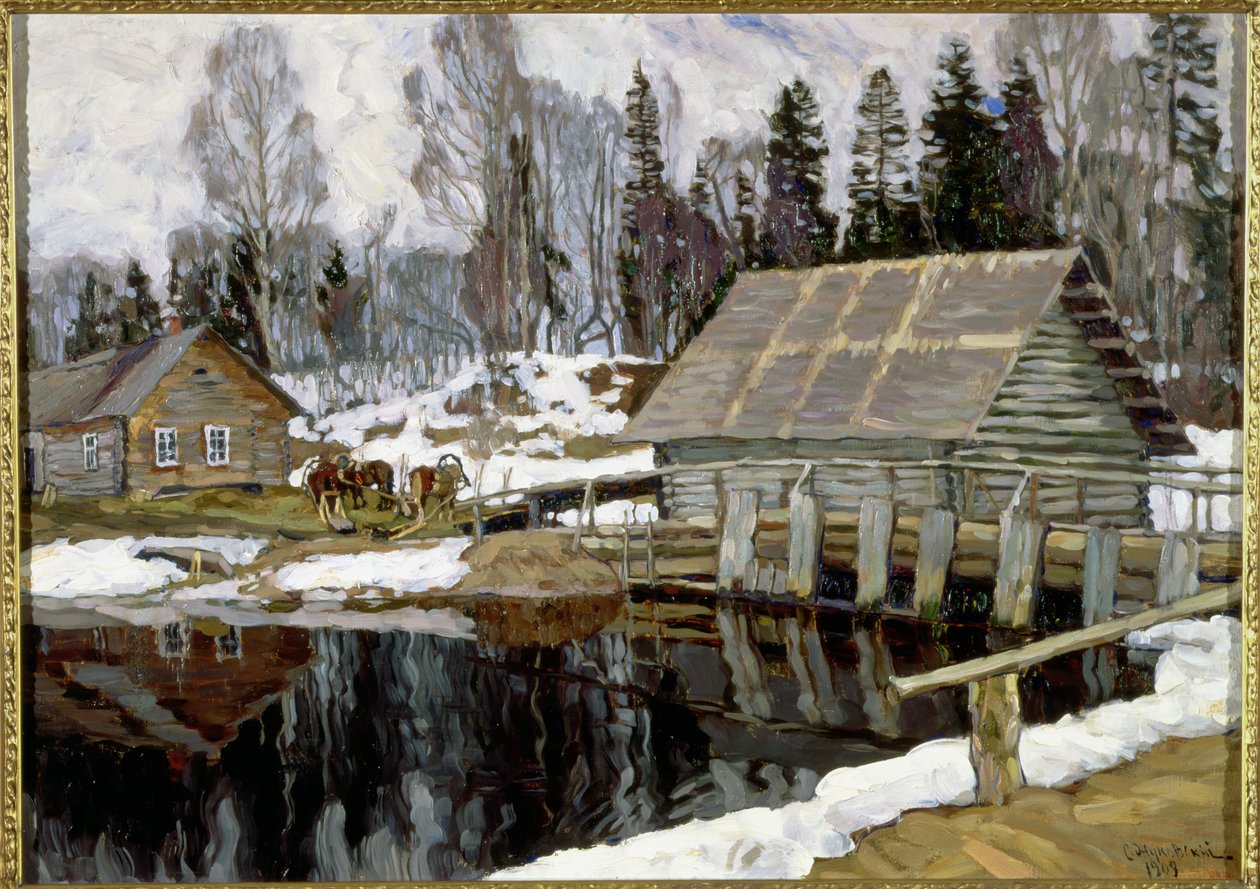 A represa, 1909 de Stanislav Julianovic Zukovskij