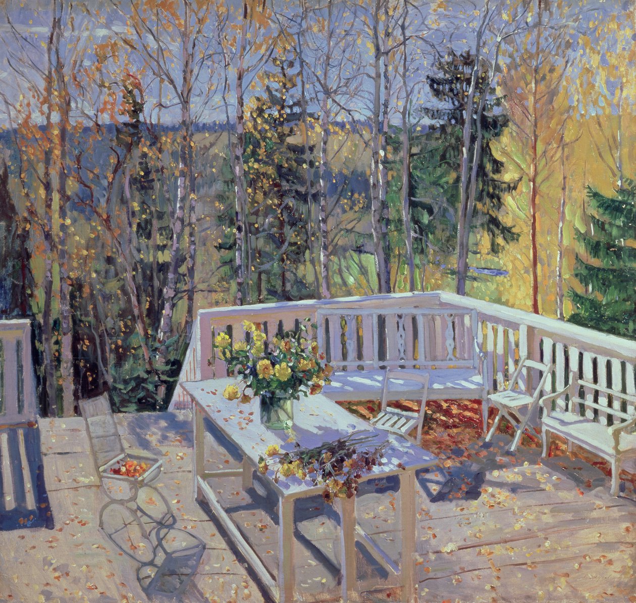 Terraço Deserto, 1911 de Stanislav Schukovsky