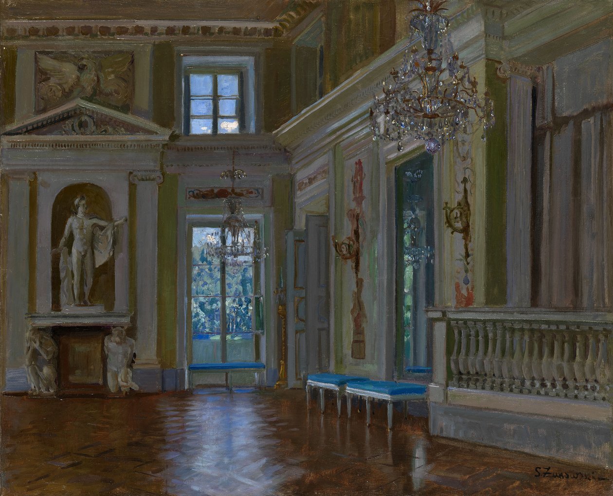 Salão de festas do Palácio Lazienki de Stanislav Julianovic Zukovskij