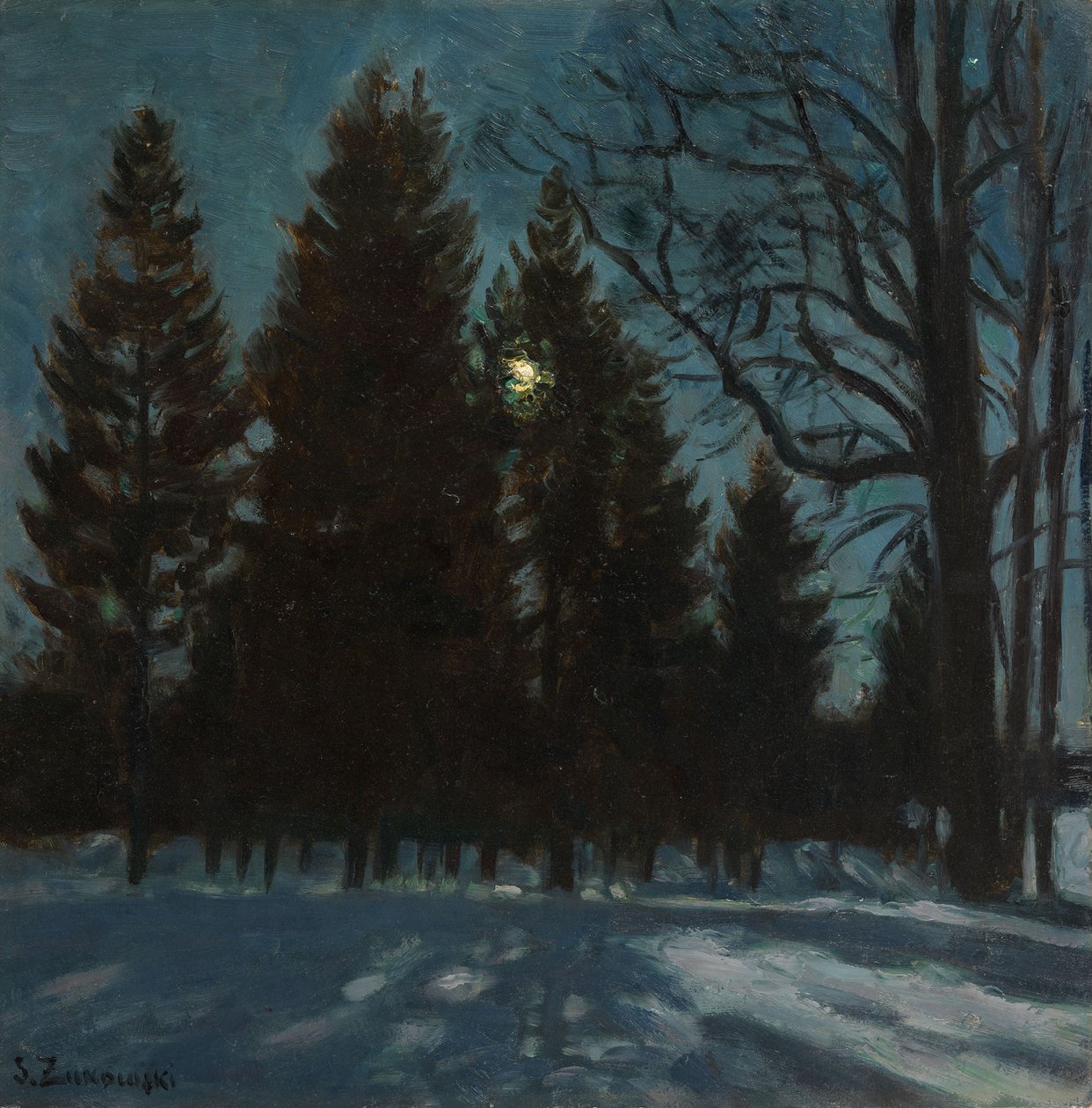 Noite de inverno, 1931 de Stanislav Julianovic Zukovskij