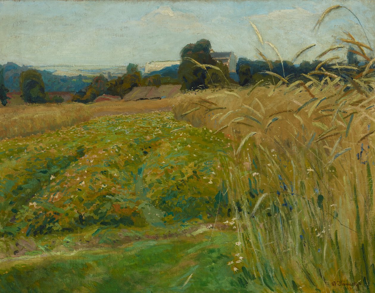 Paisagem nas proximidades de Cracóvia de Stanislaw Kamocki