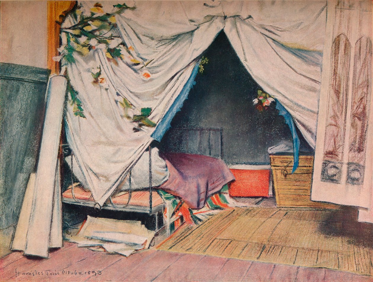 Os artistas Paris Studio, 1893 de Stanislaw Wyspianski