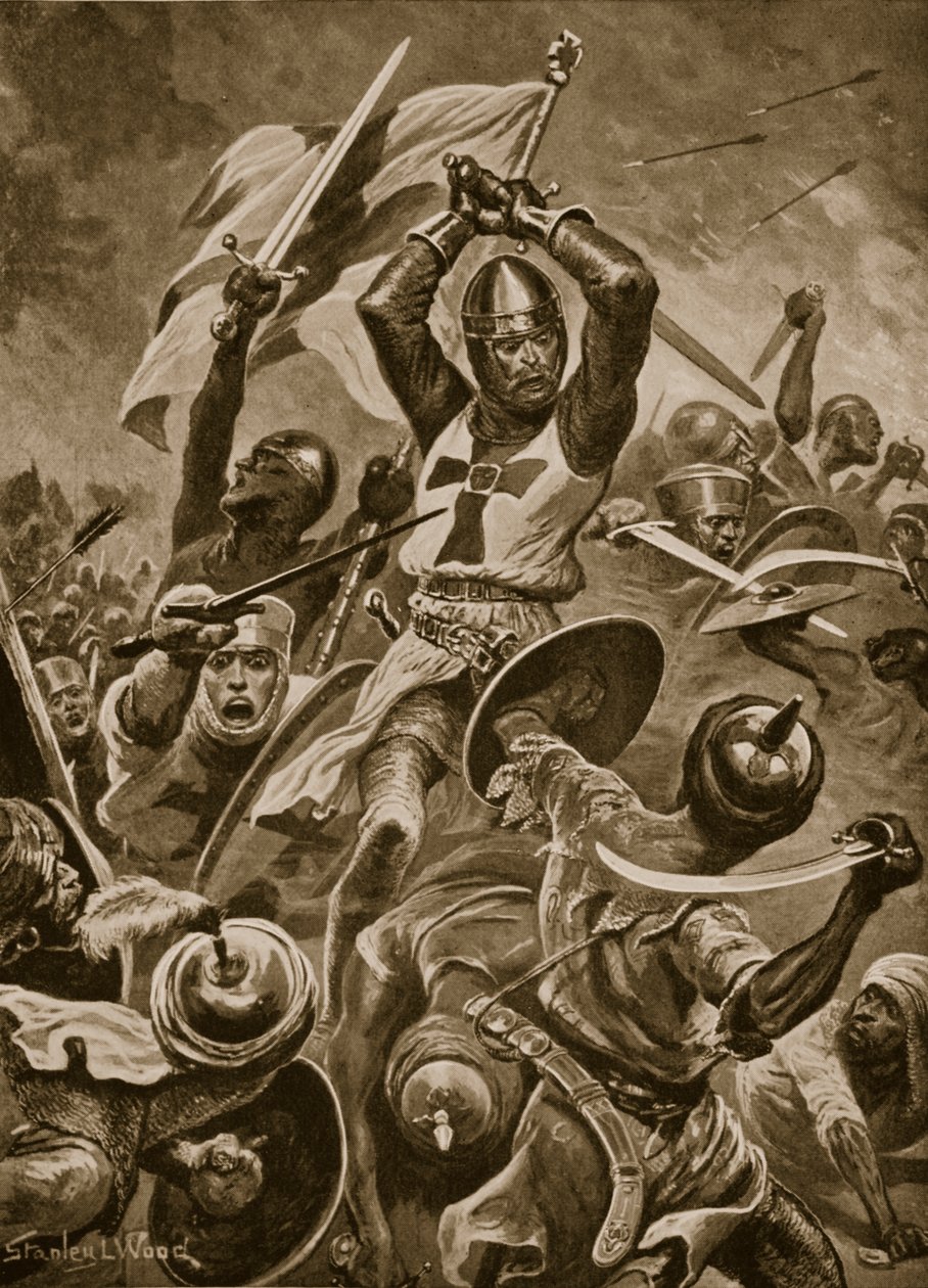 Cruzados tomando a cidade de Tiro de Stanley L. Wood